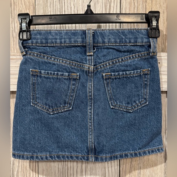 Old Navy Blue Denim Mini Skirt girls sz 5 - Picture 2 of 5